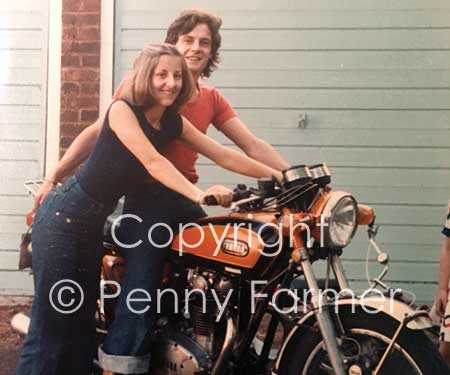Chris and Peta in the summer of 1977, the year before their fateful trip to Central America.