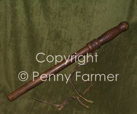 A vintage ‘nightstick’ similar to the billy club that Boston used to hit and disable Chris.